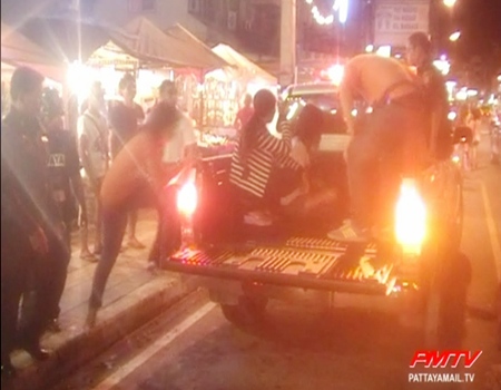 the ‘gamblers’ are transported to the station.